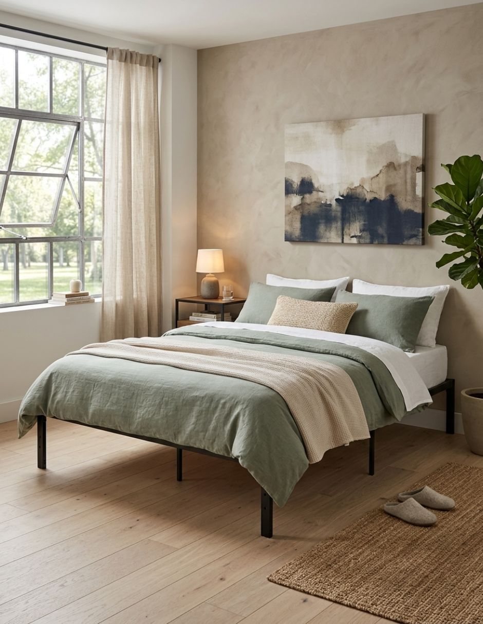 Base para cama armable Kiela Home Make de metal matrimonial