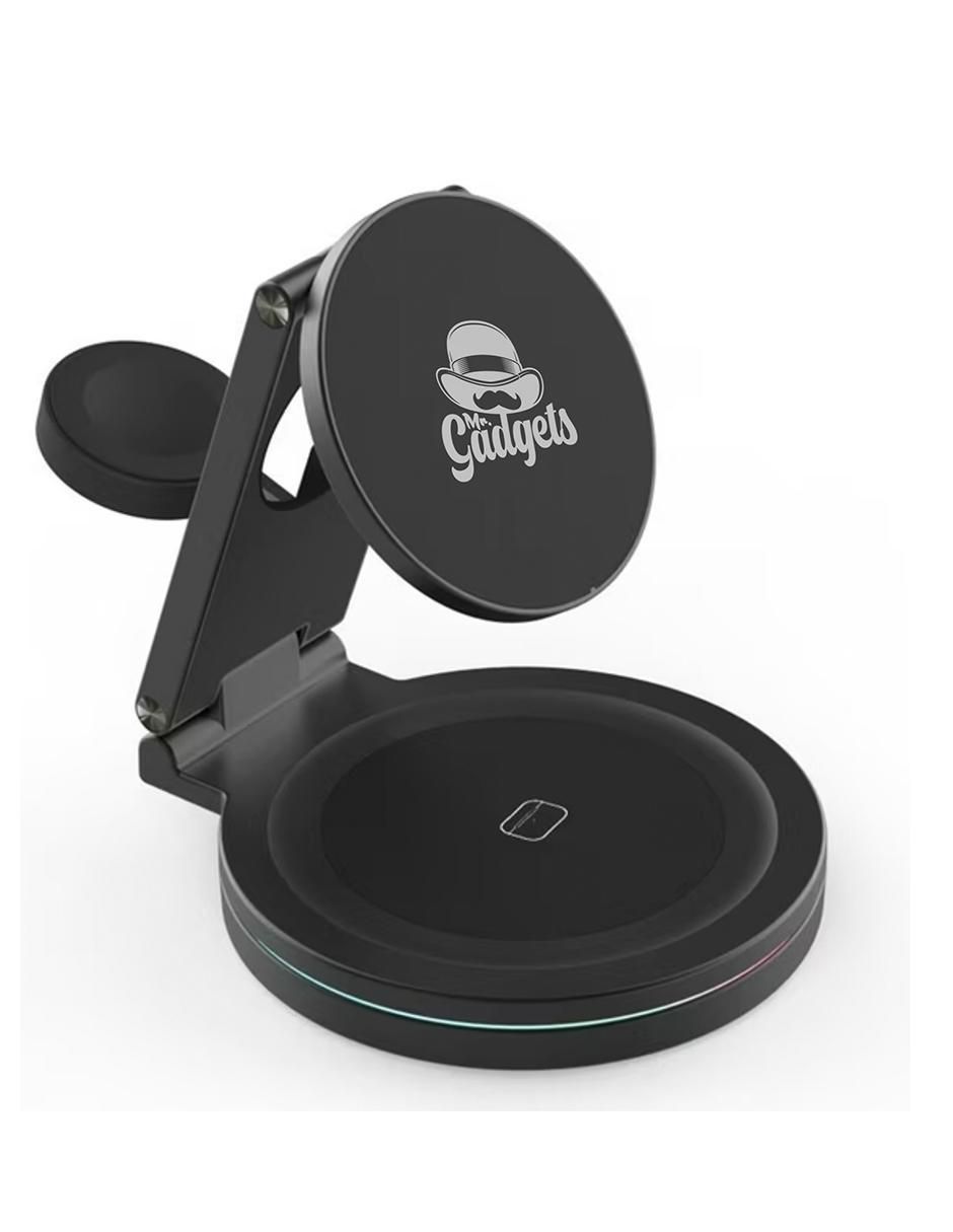 Estación de carga 3 en 1 USB tipo C 30 W 1