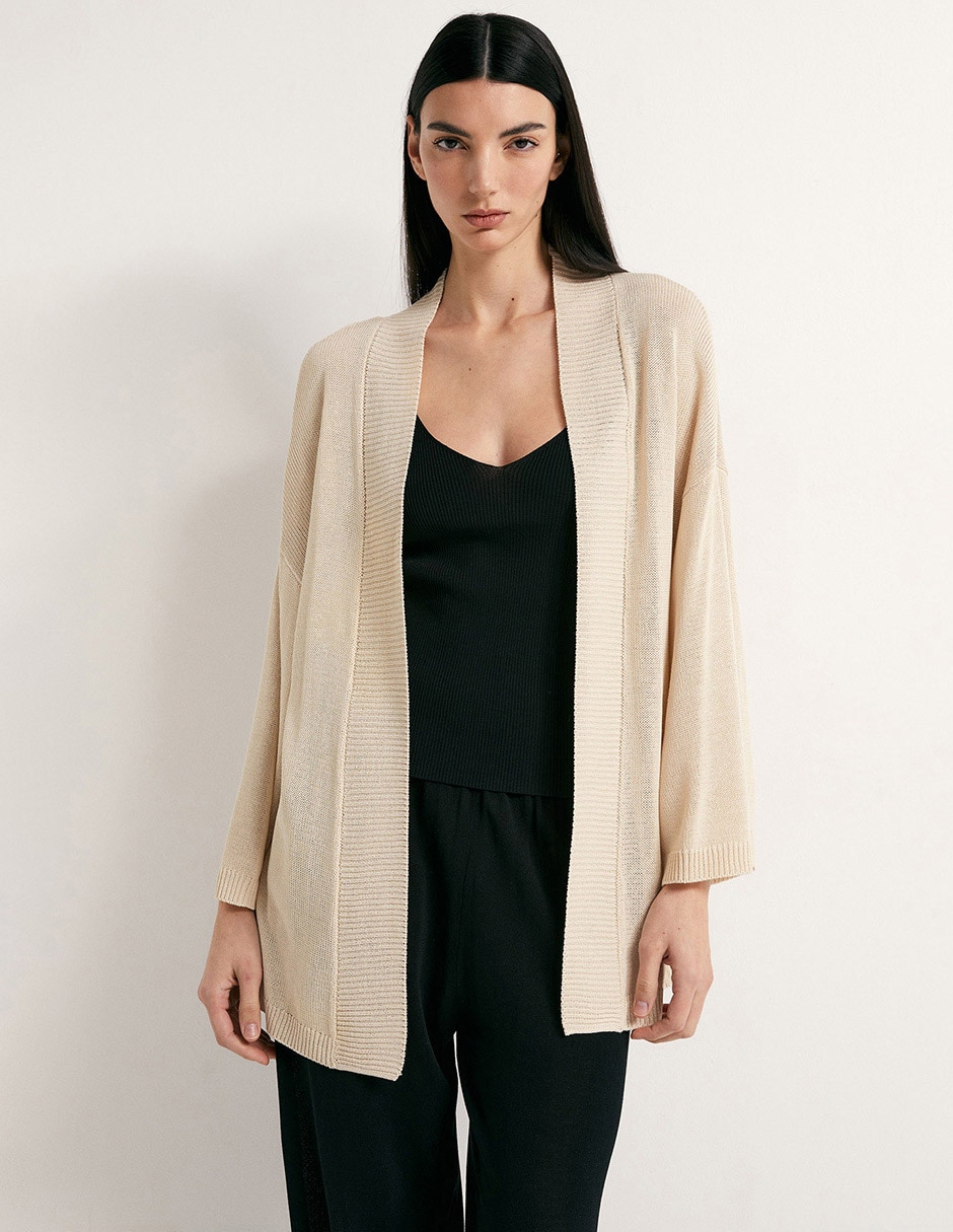 Suéter cuello abierto para mujer