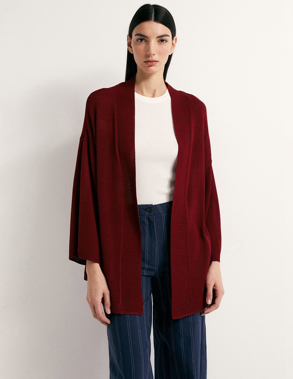 Suéter cuello abierto para mujer 1