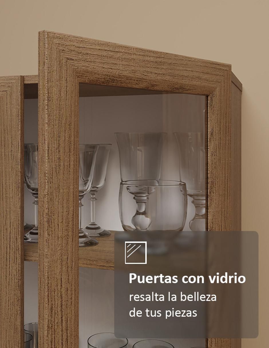 Vitrina armable de aglomerado 11