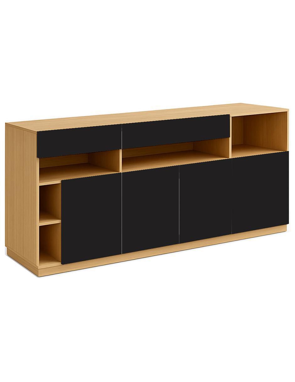 Mueble de TV armable Belo Horizonte de melamina 2