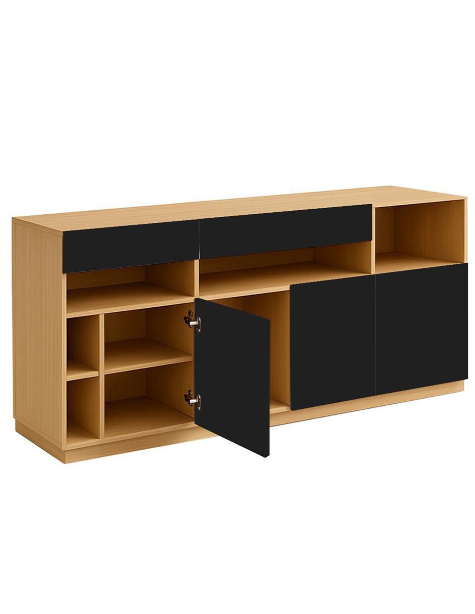 Mueble de TV armable Belo Horizonte de melamina 3