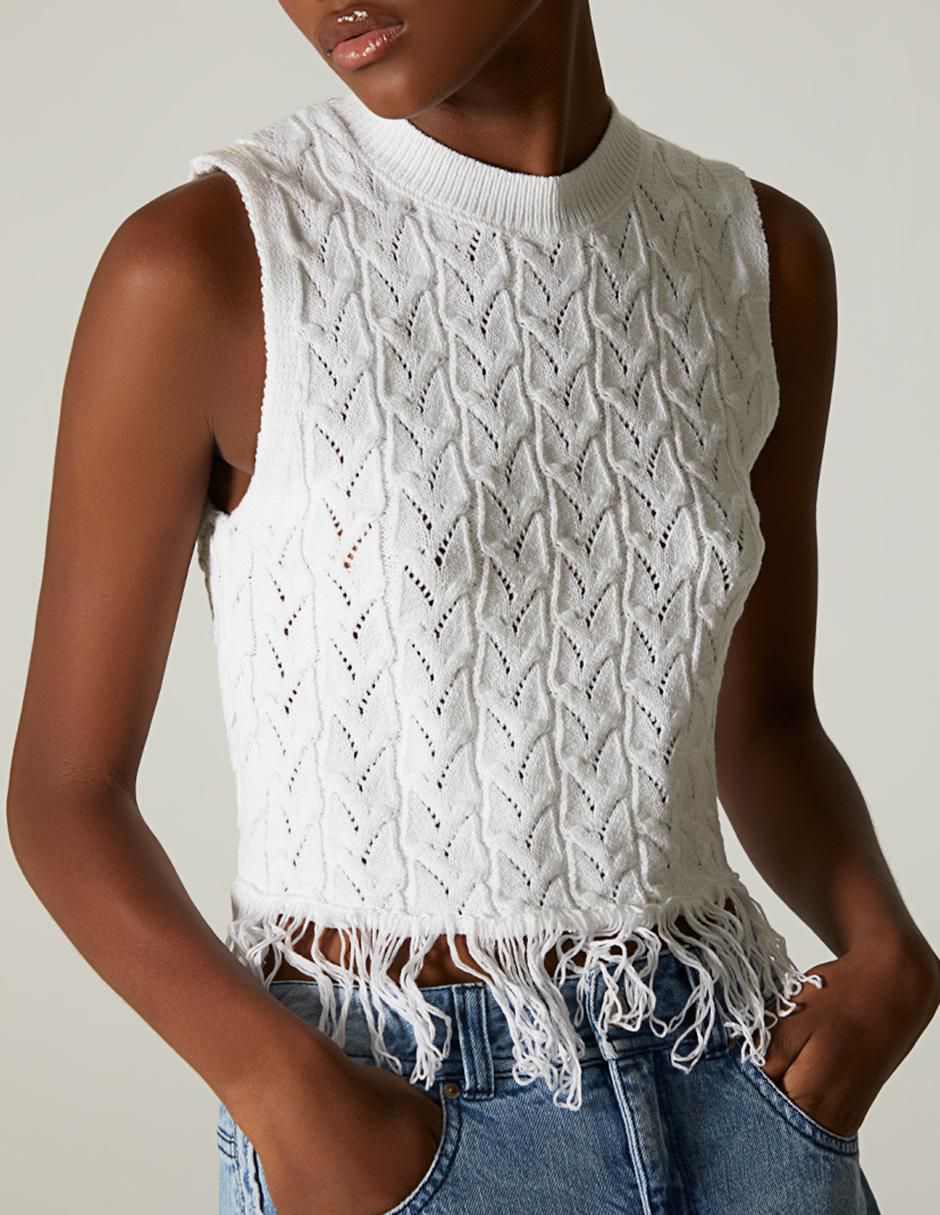 Top cuello redondo Top cuello redondo