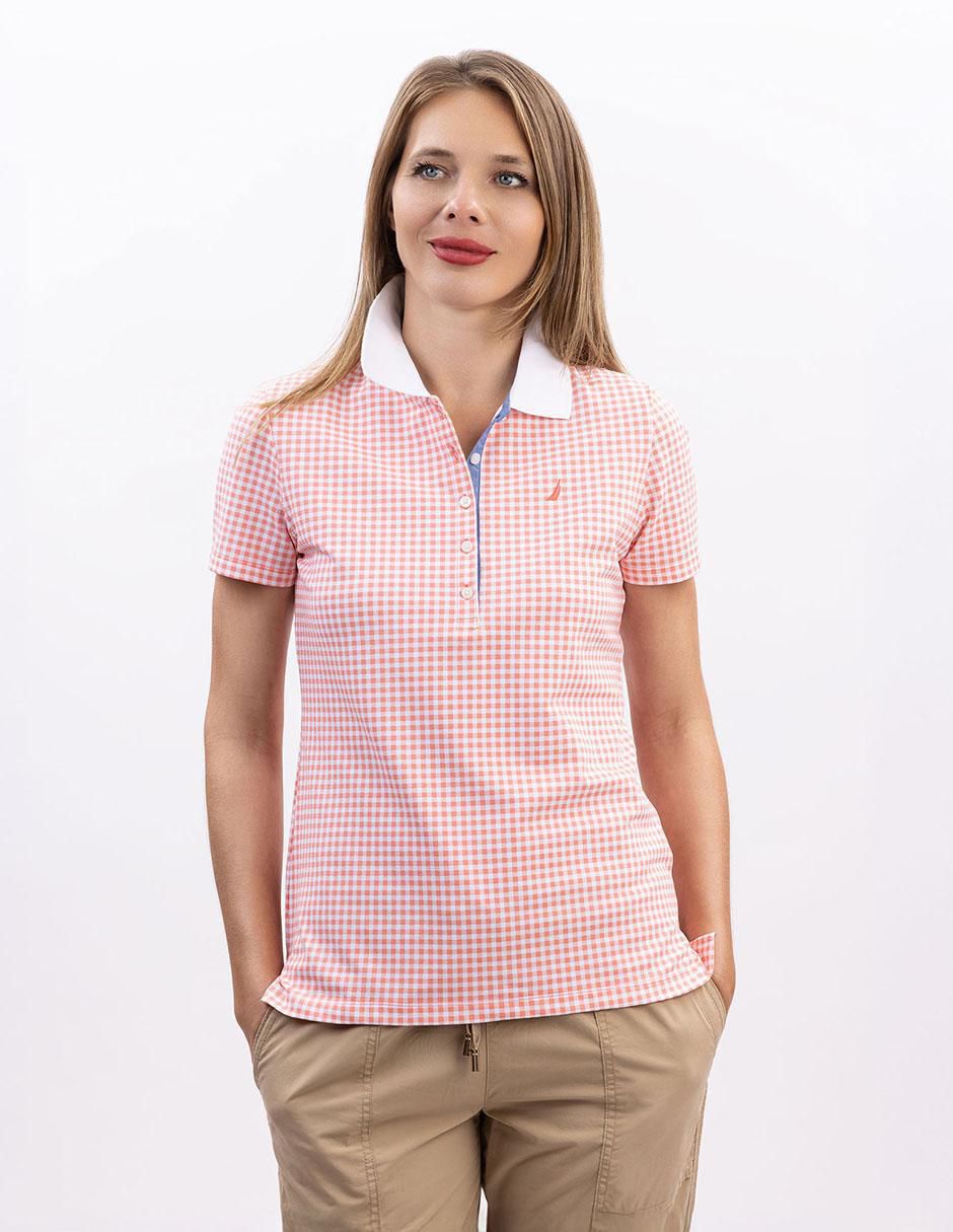 Playera tipo polo Nautica para mujer