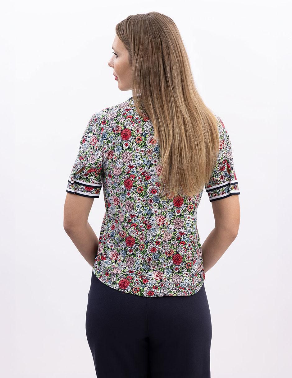 Playera tipo polo para mujer