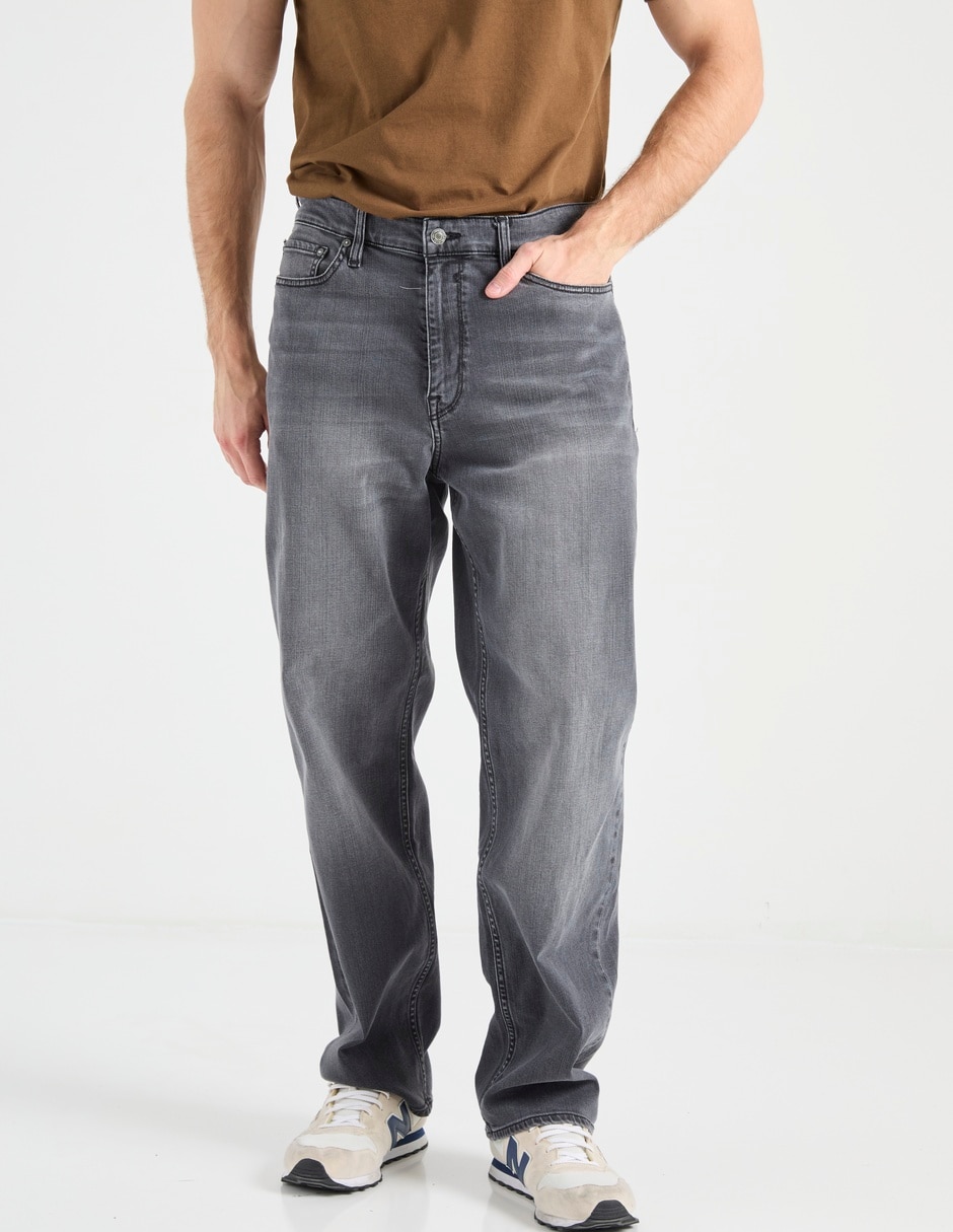 Jeans slim deslavado para hombre Jeans slim deslavado para hombre