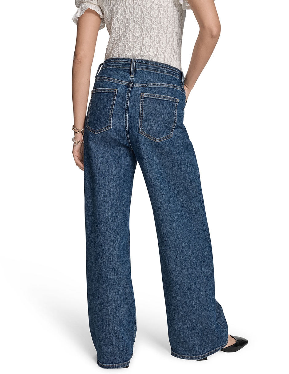 Jeans relaxed baggy b5gku204 para mujer 2