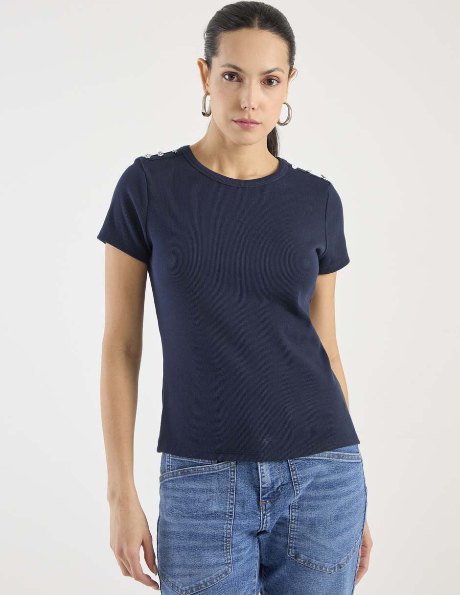 Blusa manga corta para mujer 1