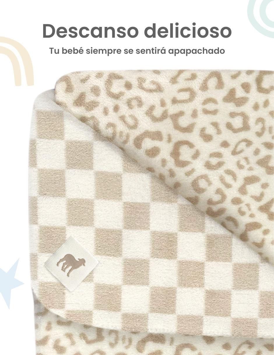 Cobija de tejido plano Manchitas-Cuadritos 4