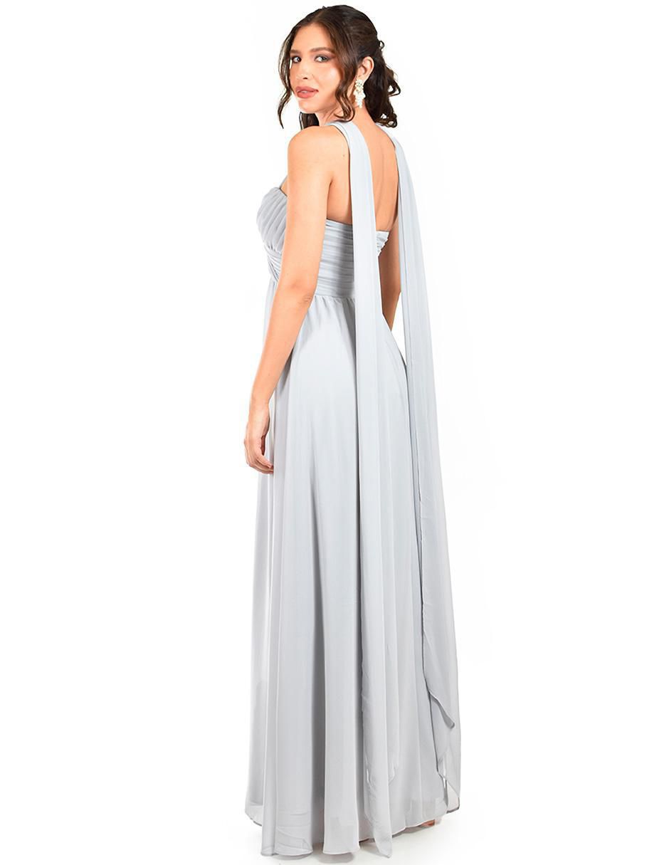 Vestido maxi de fiesta escote Corazón 2