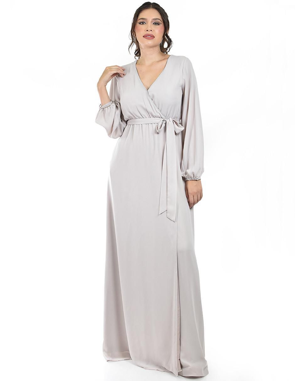 Vestido maxi de fiesta escote V Vestido maxi de fiesta escote V