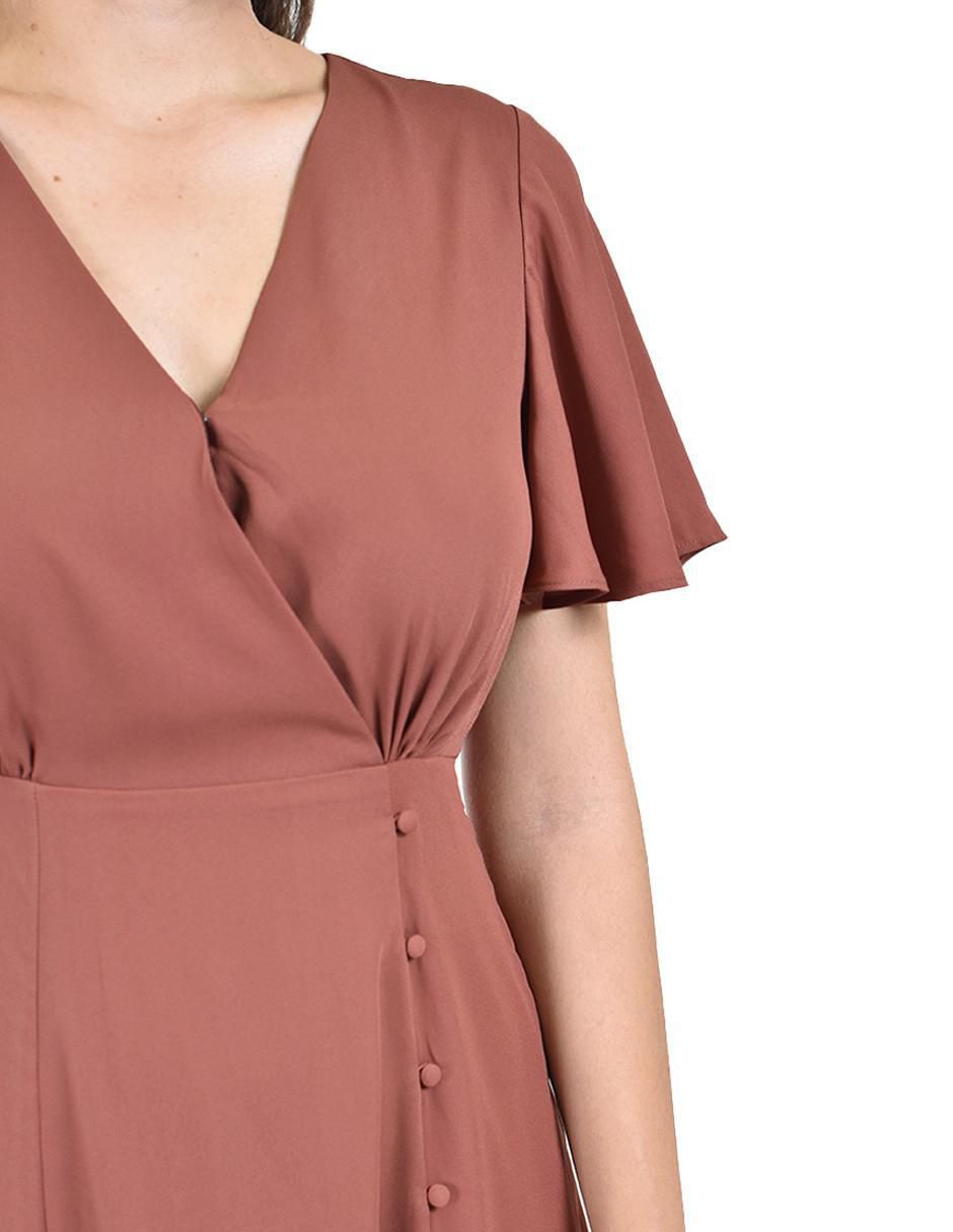 Vestido maxi de fiesta escote V