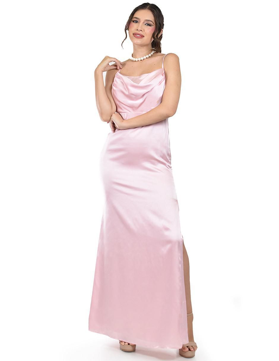 Vestido maxi de fiesta escote Cuadrado