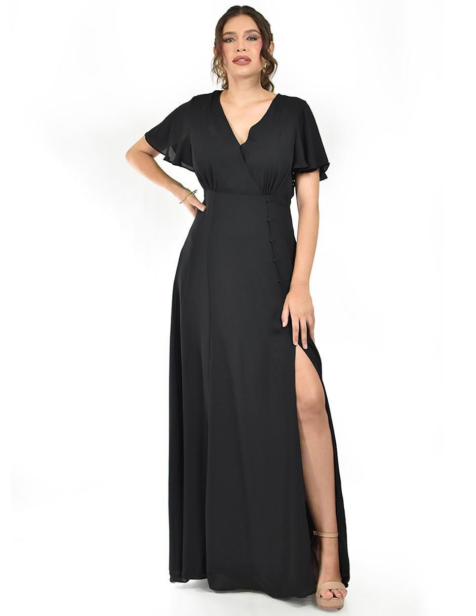 Vestido maxi de fiesta escote V Vestido maxi de fiesta escote V