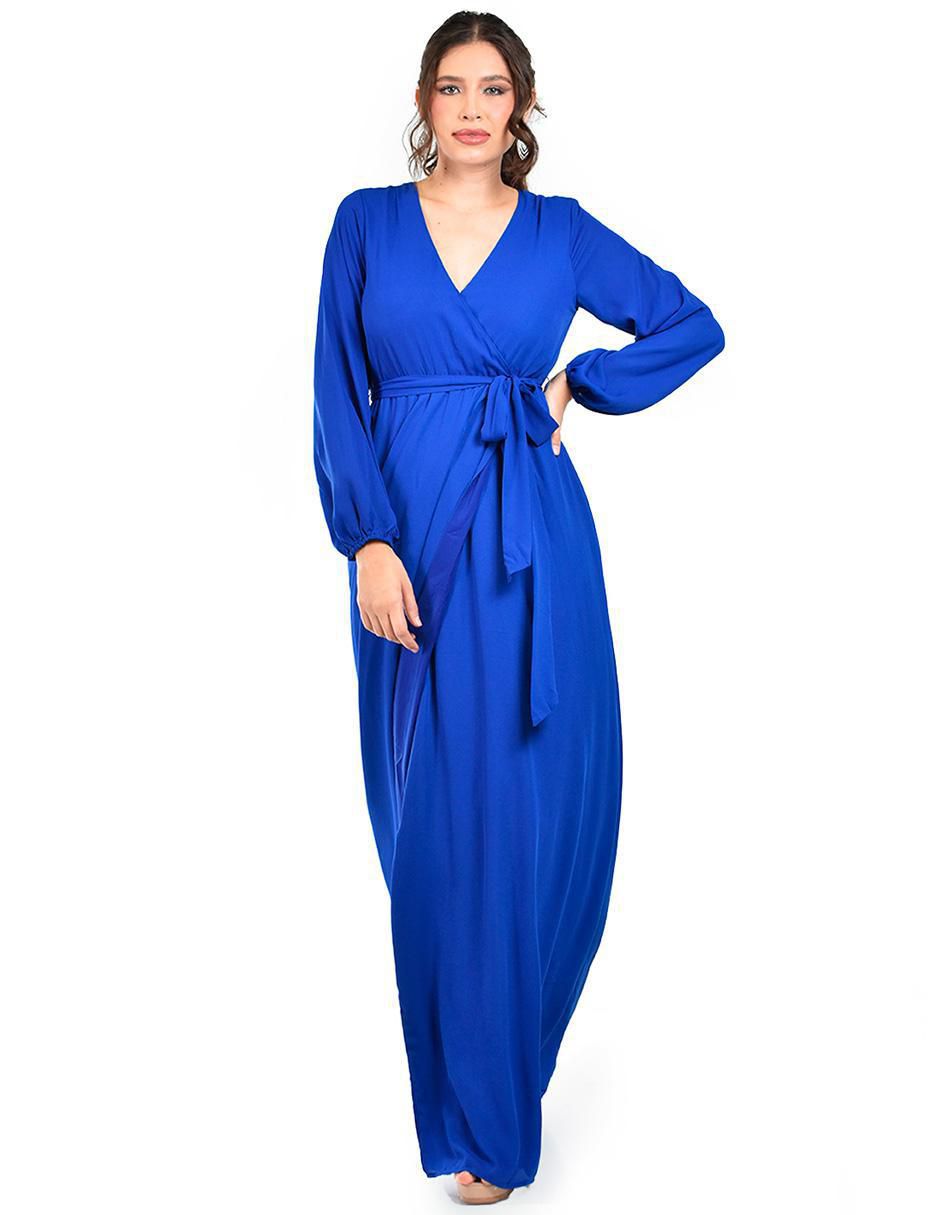 Vestido maxi de fiesta escote V Vestido maxi de fiesta escote V