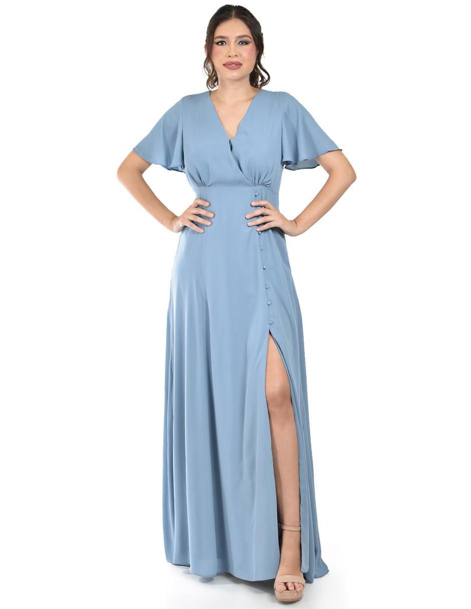 Vestido maxi de fiesta escote V Vestido maxi de fiesta escote V