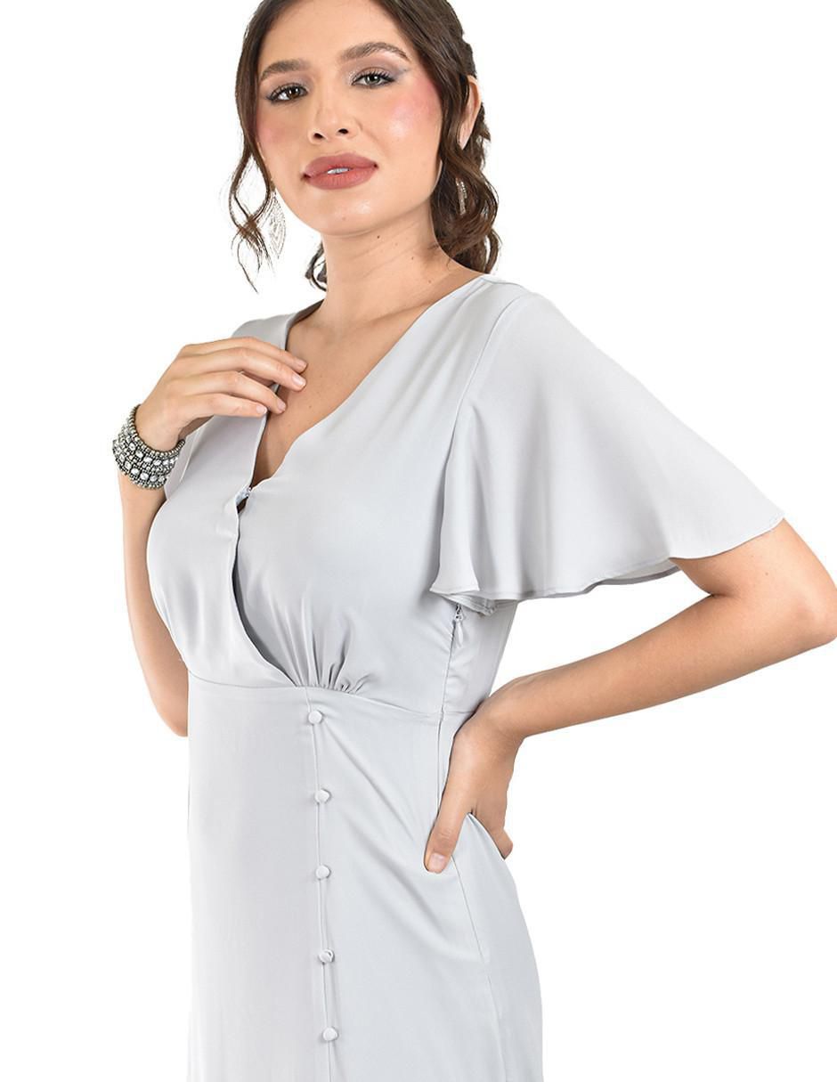 Vestido maxi de fiesta escote V
