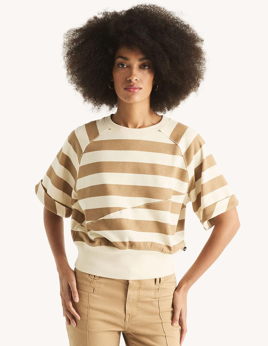 Blusa manga al codo para mujer 1