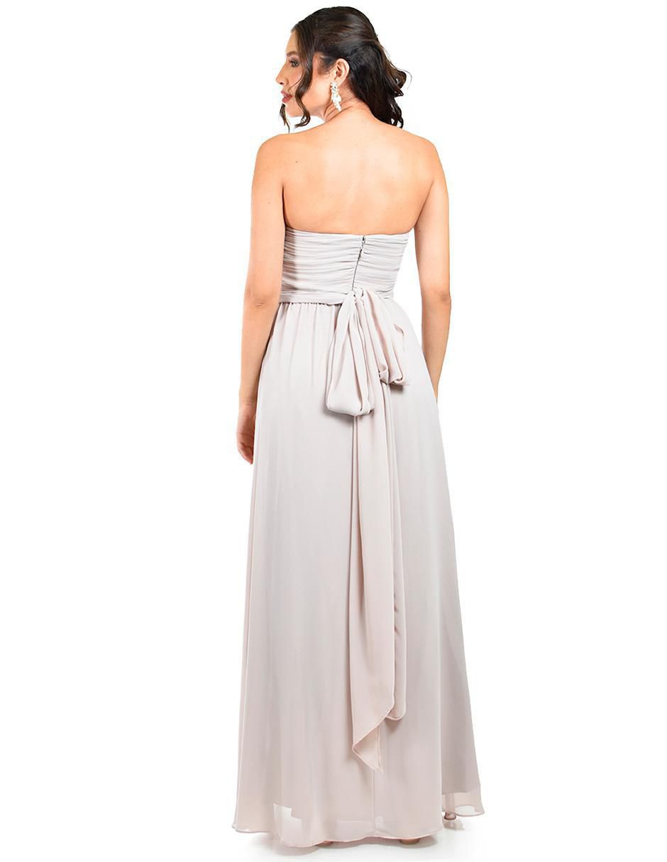 Vestido maxi de fiesta escote Corazón 5
