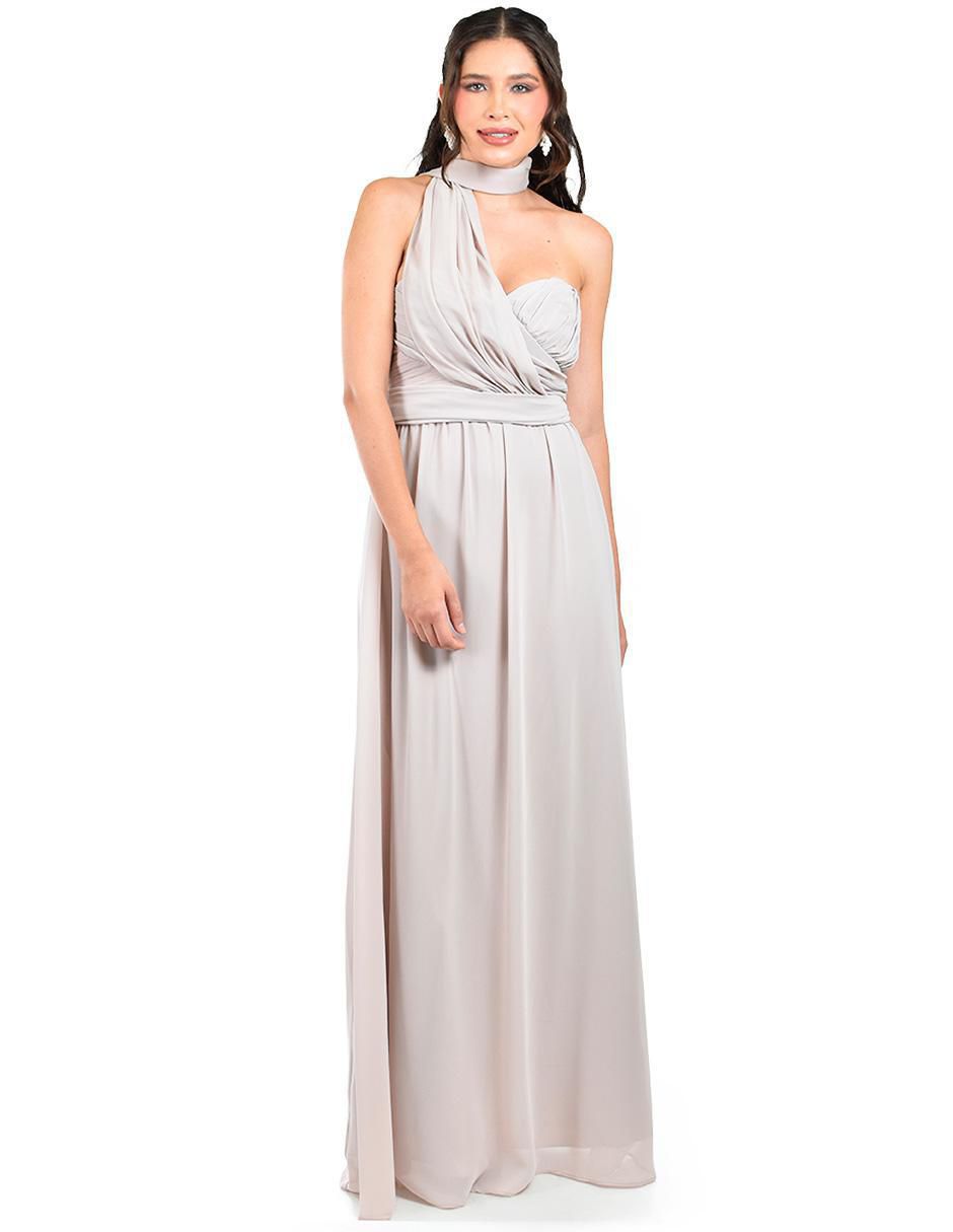 Vestido maxi de fiesta escote Corazón 7