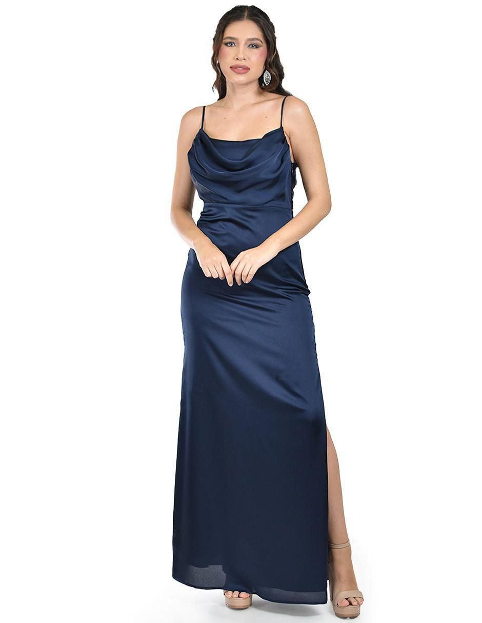 Vestido maxi de fiesta escote Cuadrado Vestido maxi de fiesta escote Cuadrado
