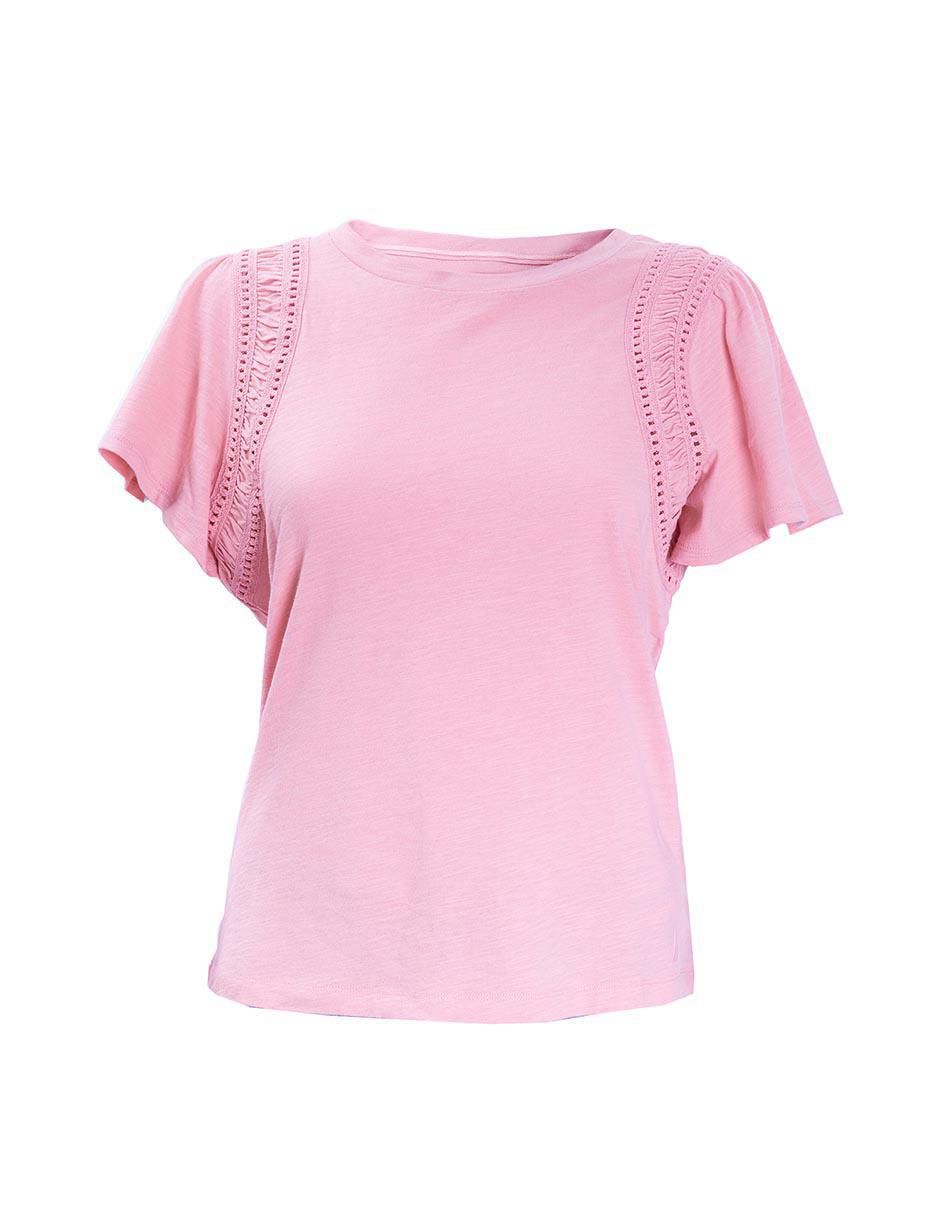 Playera manga corta Nautica Fall cuello redondo para mujer