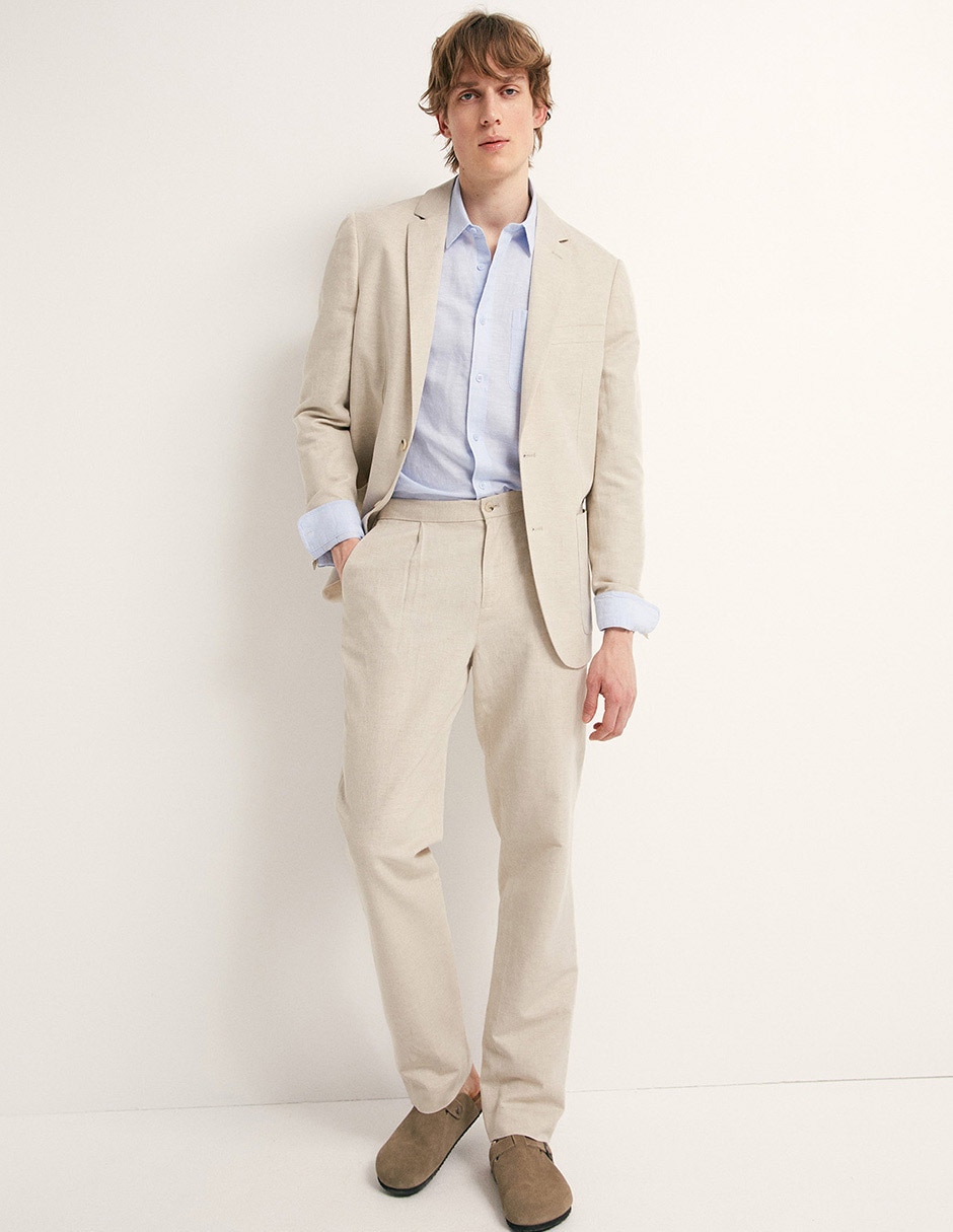 Americana de lino para hombre Americana de lino para hombre