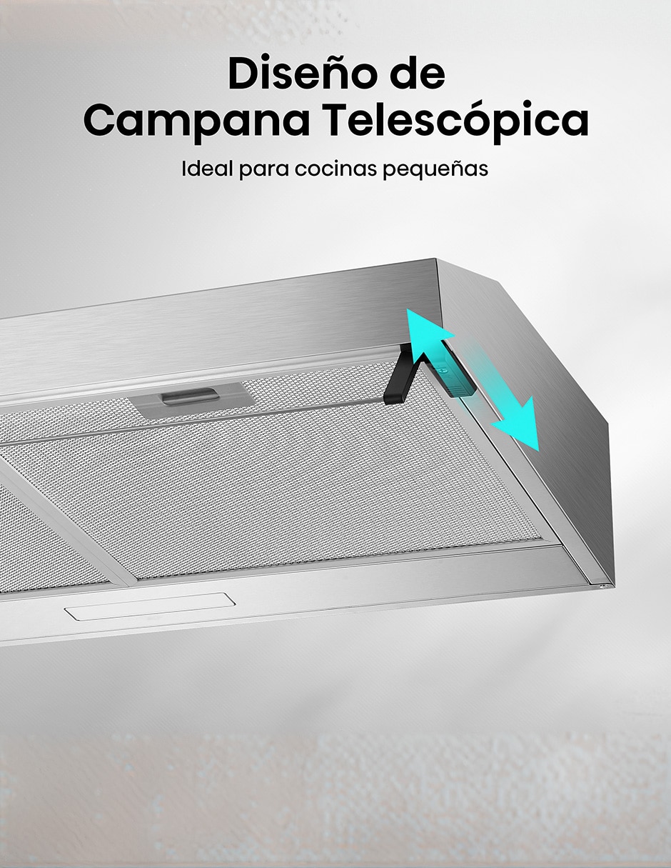 Campana de pared Hisense HUH701SS de acero