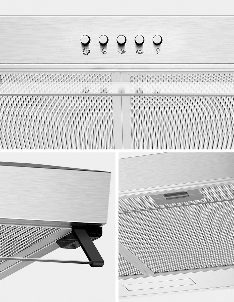 Campana de pared Hisense HUH701SS de acero