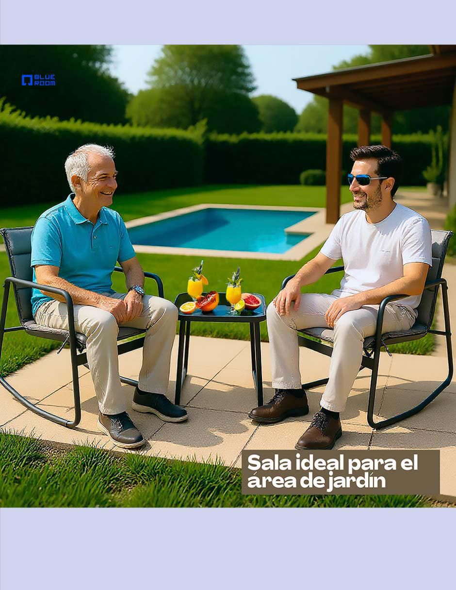 Mecedora de acero 9