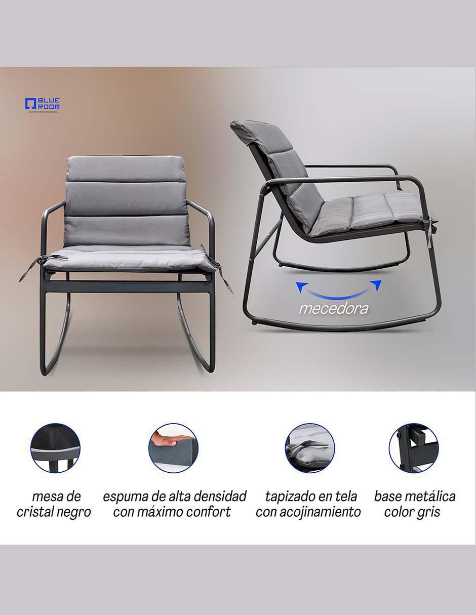 Mecedora de acero 13