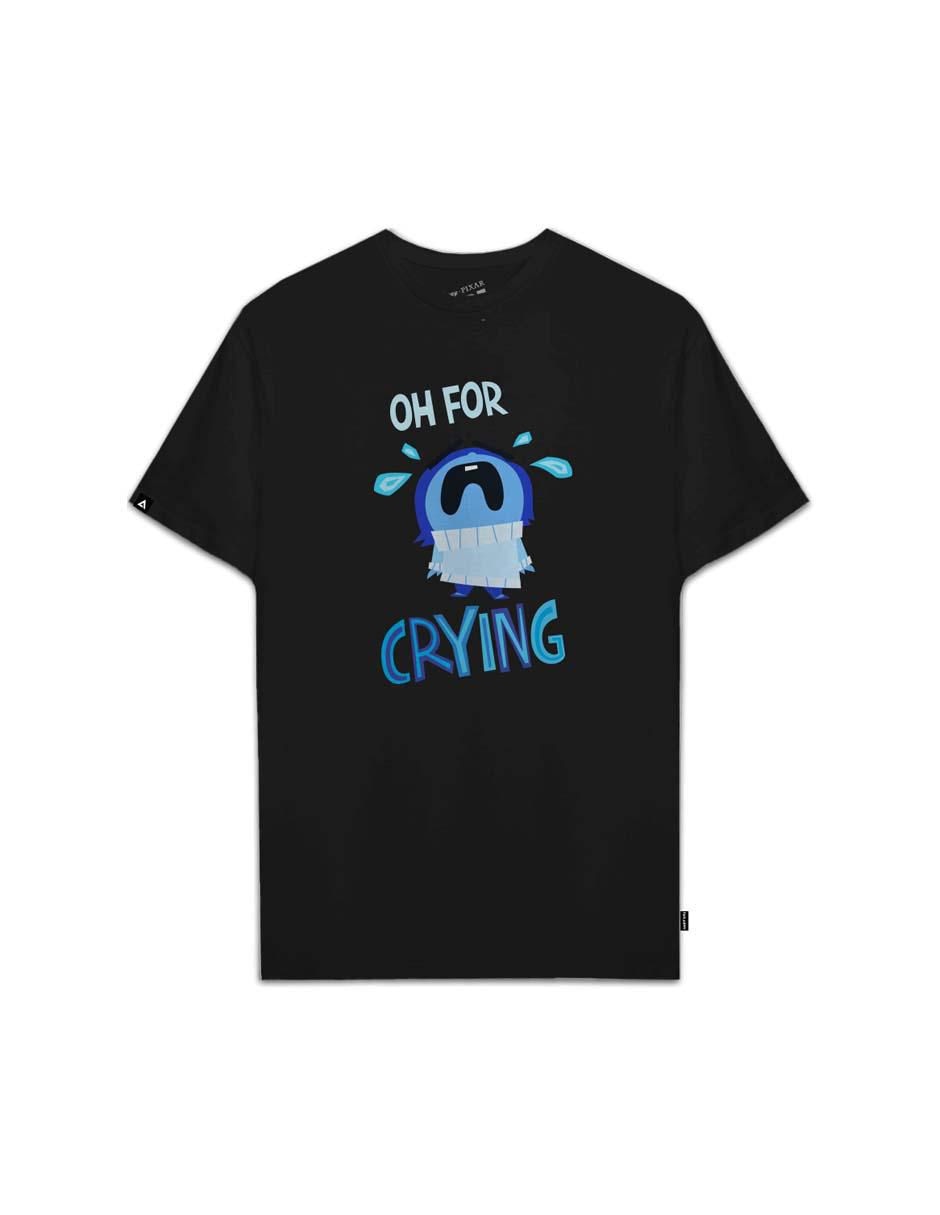 Playera disney intensamente cuello redondo para hombre