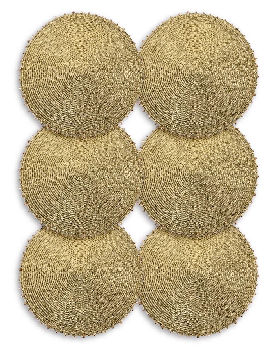 Plato base de polipropileno 6 piezas