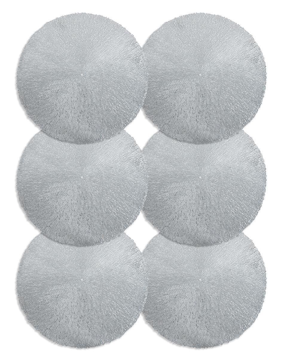 Set plato base navideño Tutal de plástico 6 piezas Set plato base navideño Tutal de plástico 6 piezas