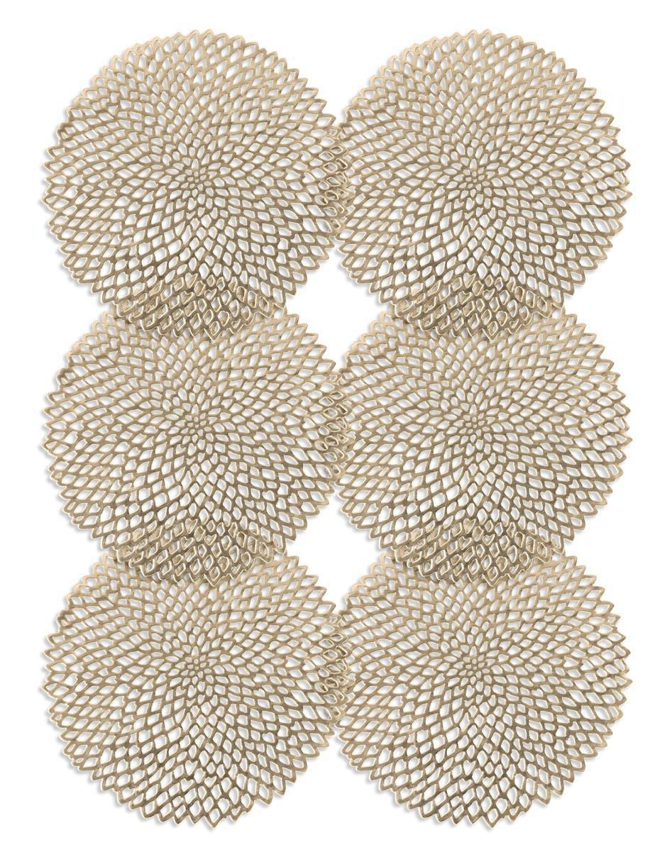 Plato base de plástico 6 piezas