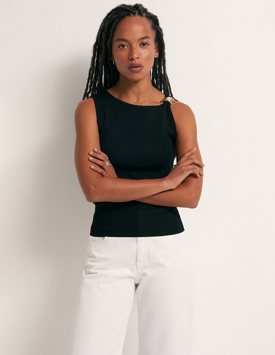 Top de punto para mujer Top de punto para mujer