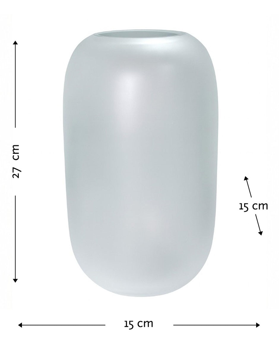 Florero de vidrio 4