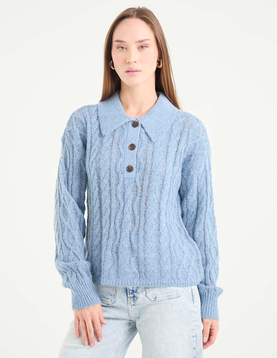 Suéter Scotch & cuello camisero para mujer 1