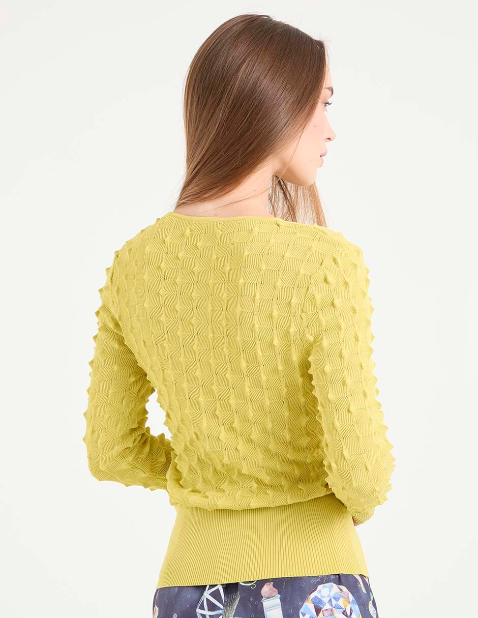 "suéter" "cuello" redondo "para mujer" 5