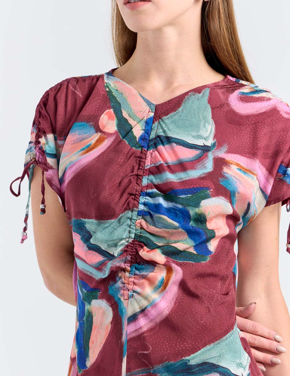Vestido crop casual Scotch & para mujer 7