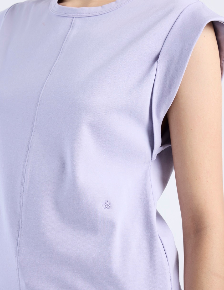 "playera" "manga" corta sin familia "cuello" redondo "para mujer" 4