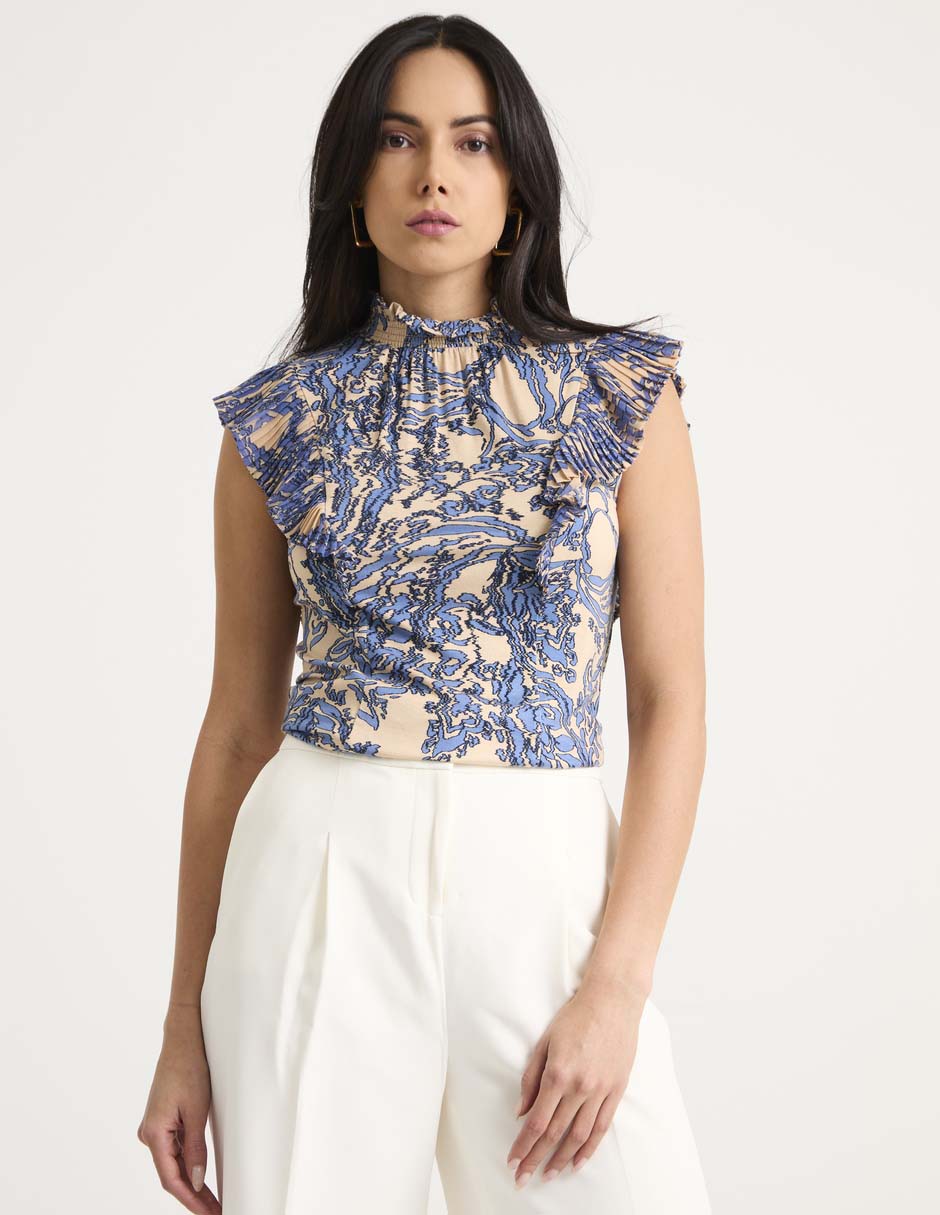 Blusa "manga" sin manga "para mujer" 1