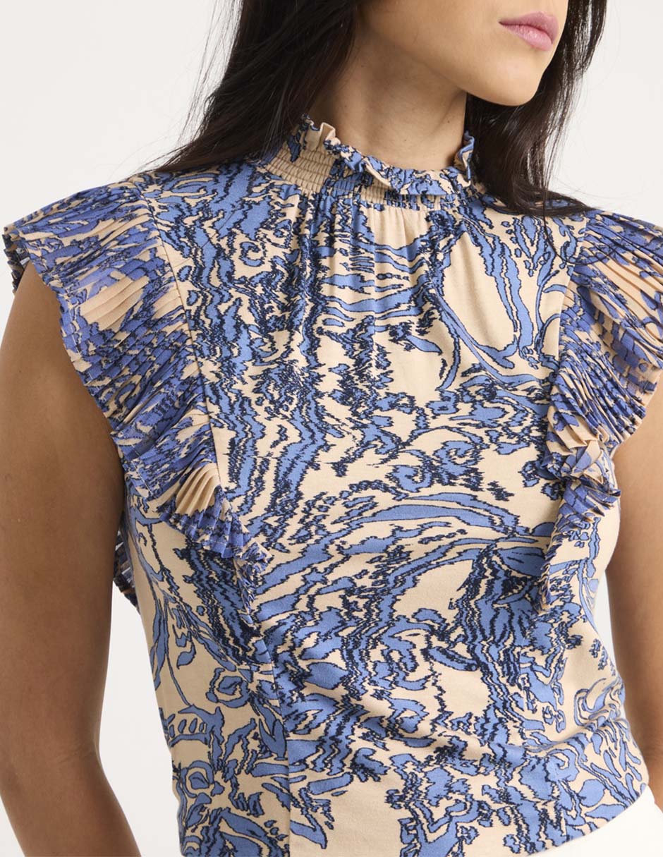 Blusa "manga" sin manga "para mujer" 8