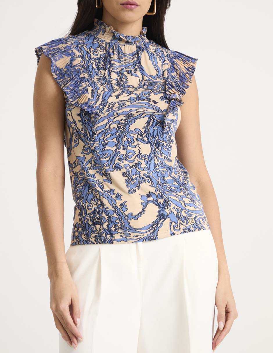 Blusa "manga" sin manga "para mujer" 9