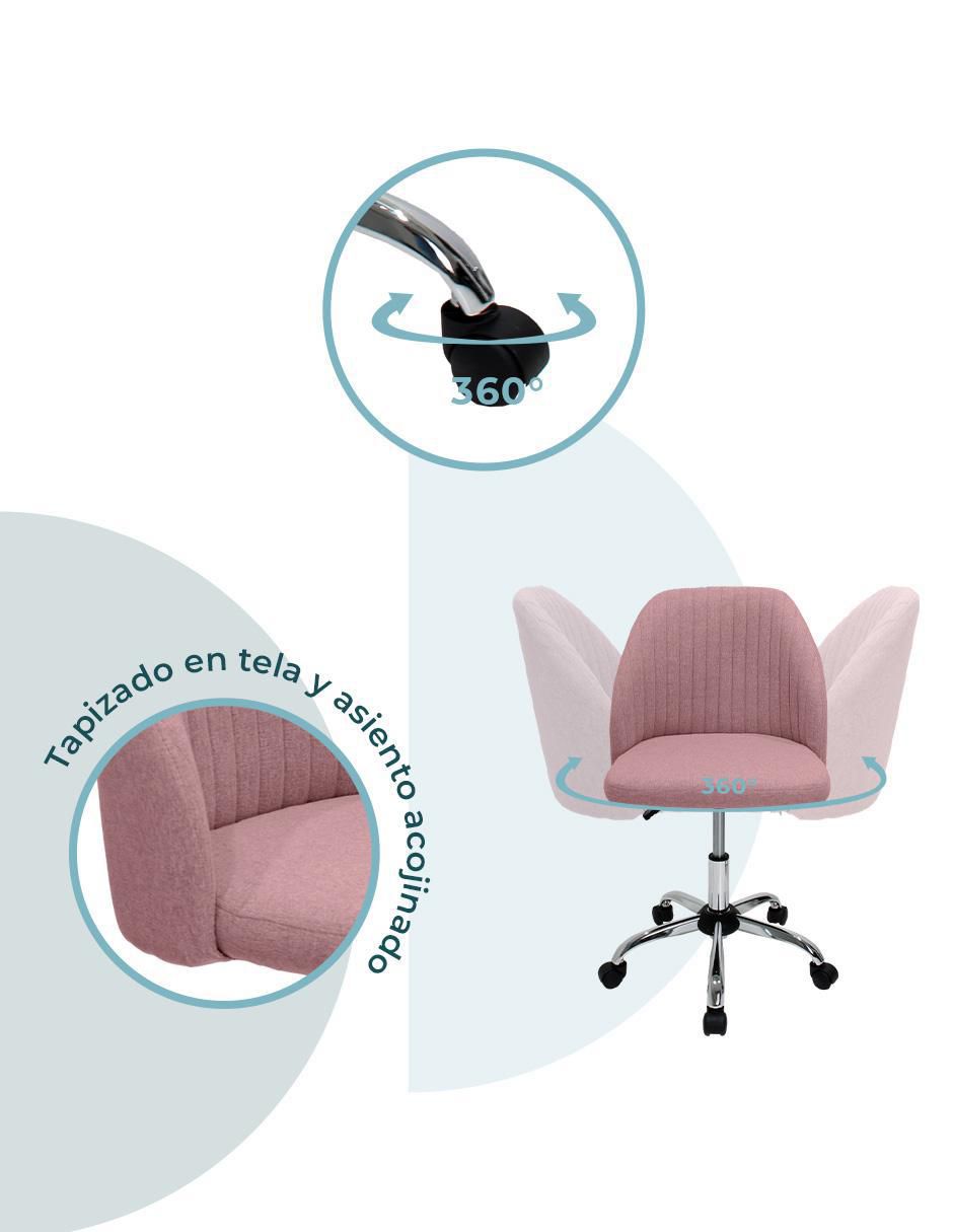 Silla de escritorio Henao de tela 7