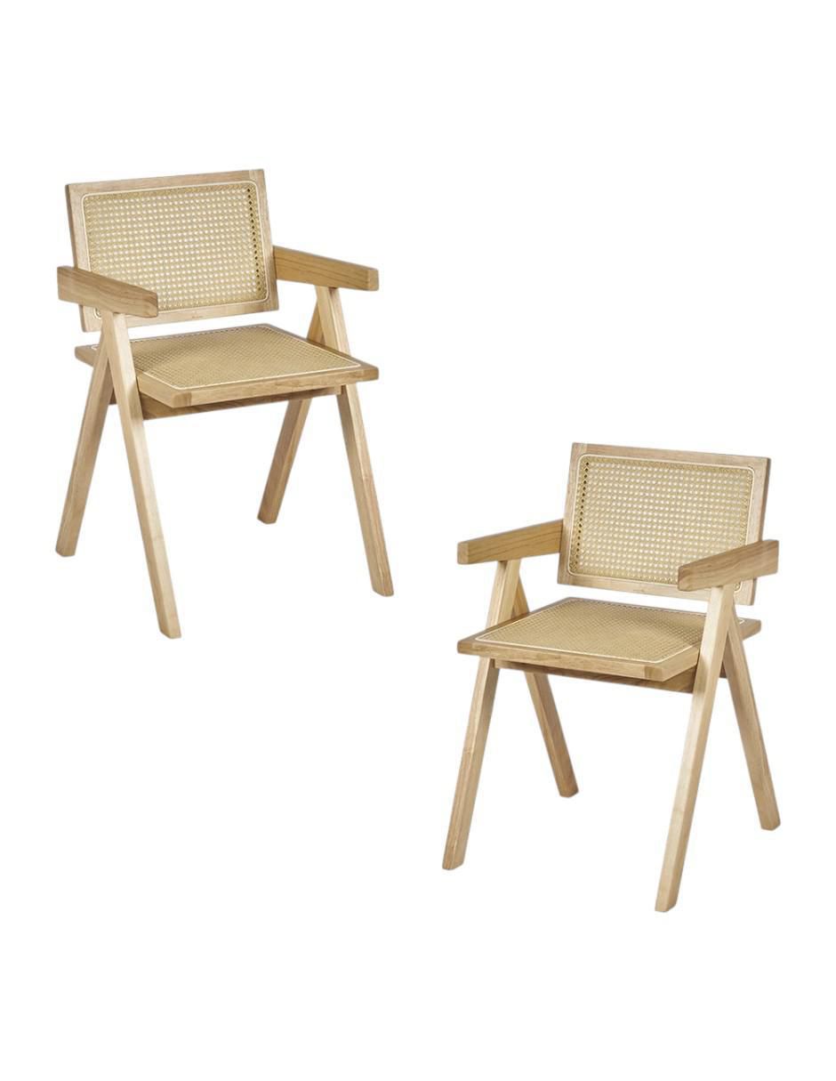 Set de sillas 2 piezas Jean de madera Set de sillas 2 piezas Jean de madera