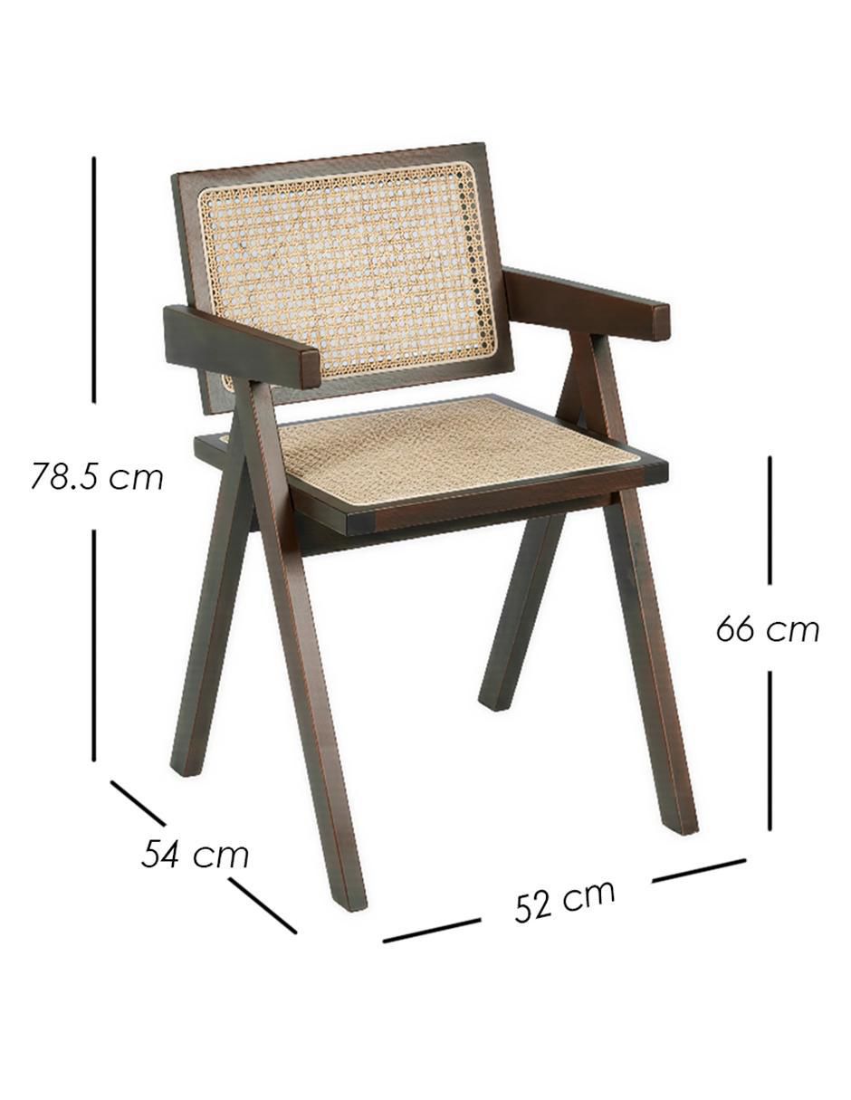 Set de sillas 2 piezas Jean de madera 8