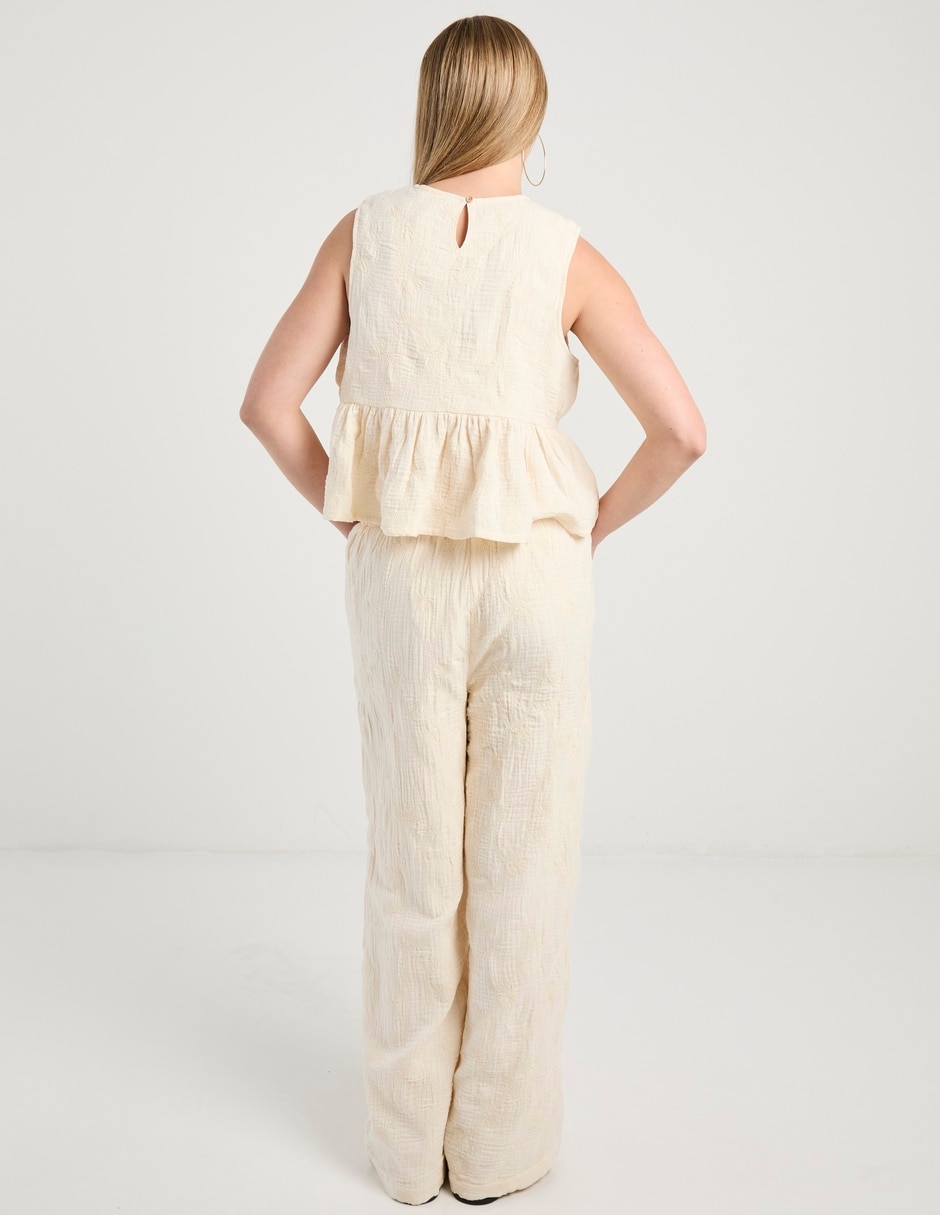 Pantalón relaxed straight para mujer 3