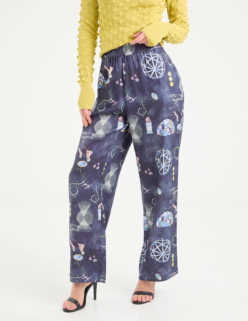 Pantalón relaxed Scotch & wide leg para mujer 1